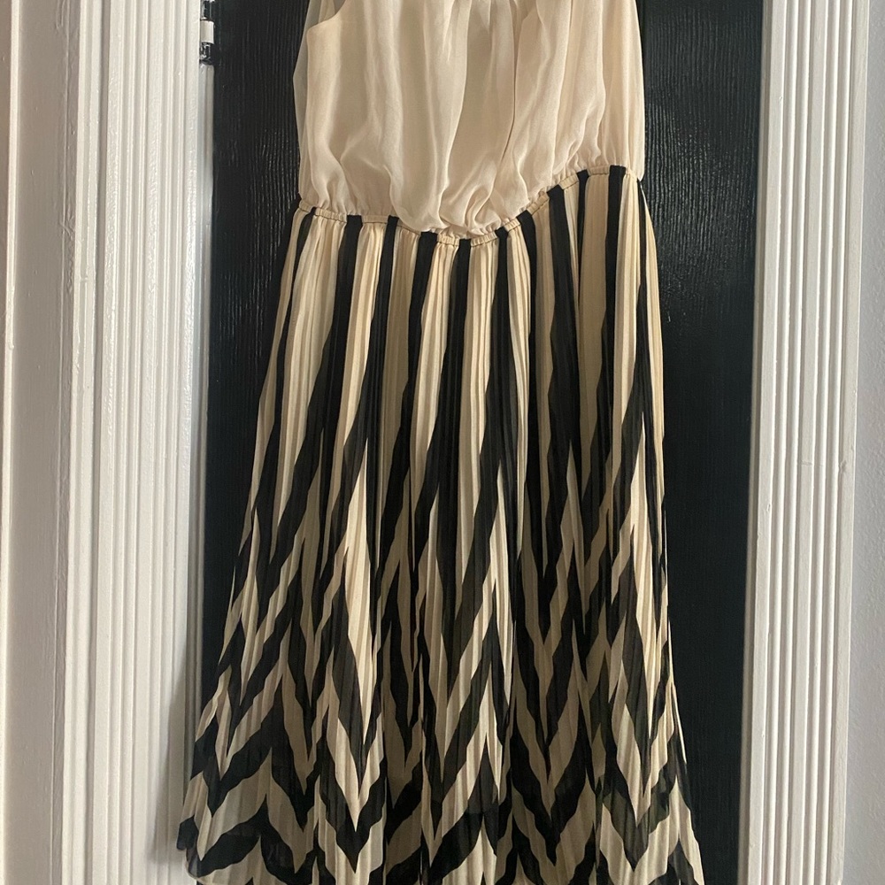 Party dress black and creme